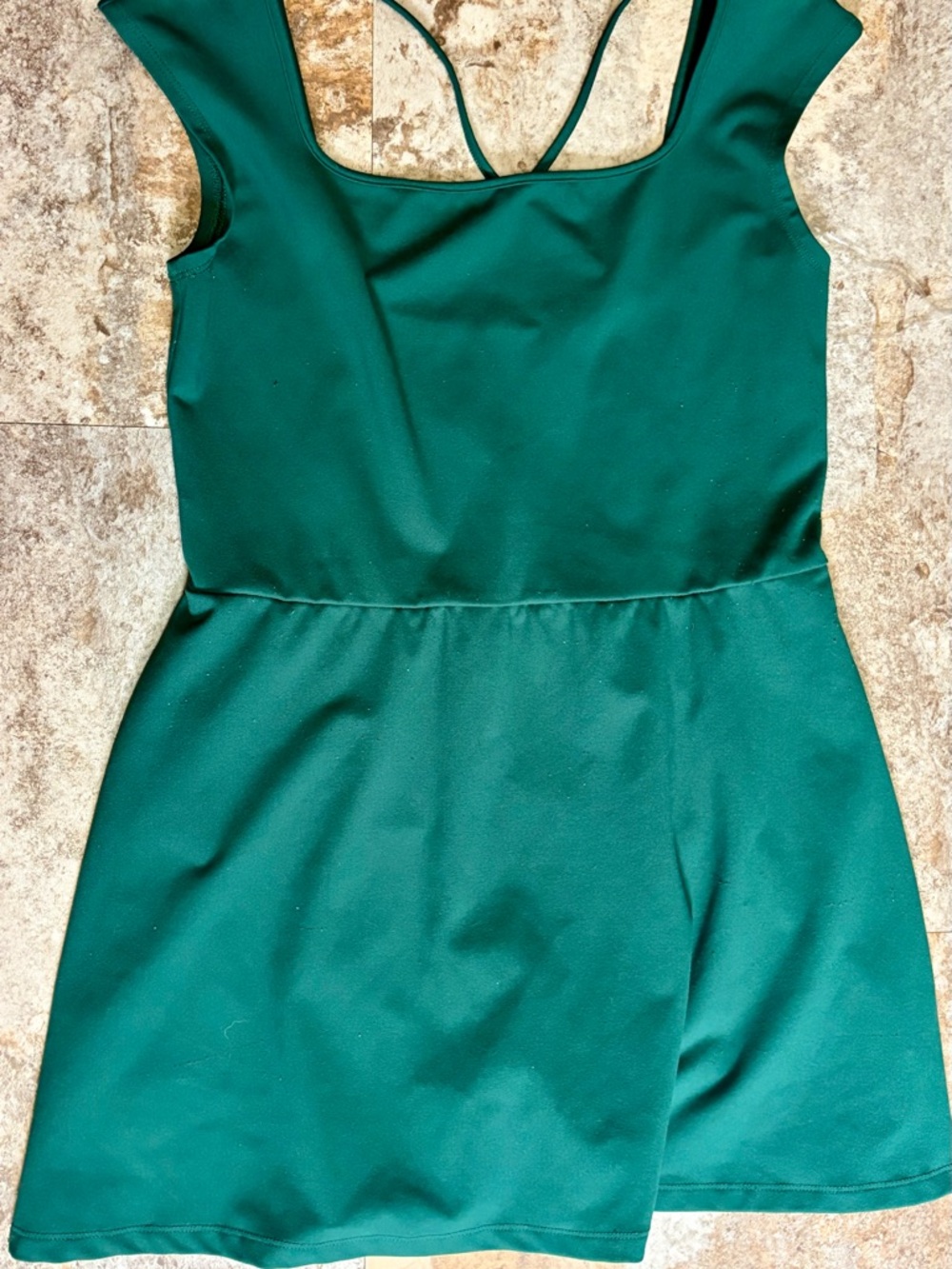 wild fable Teal Green Scoop Neck women’s romper skort, L